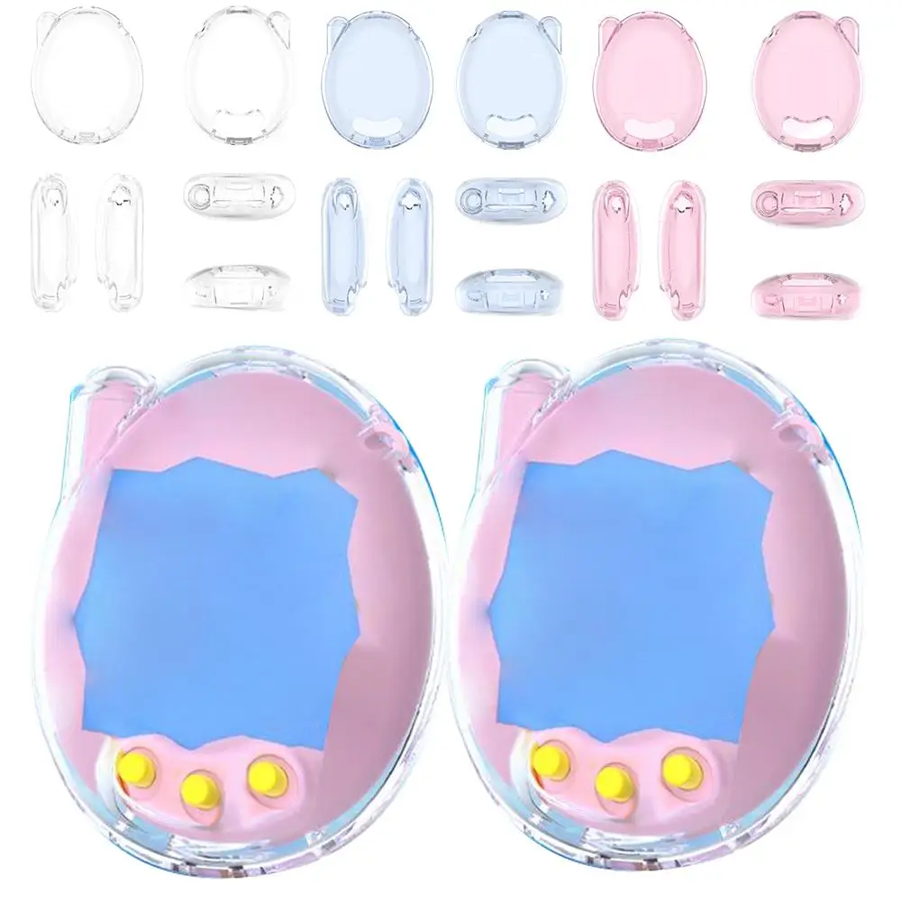 For Tamagotchi Connection Electronic Pet Machine Connection Version PC Protective Case Anti Slip Transparent Protective Cover