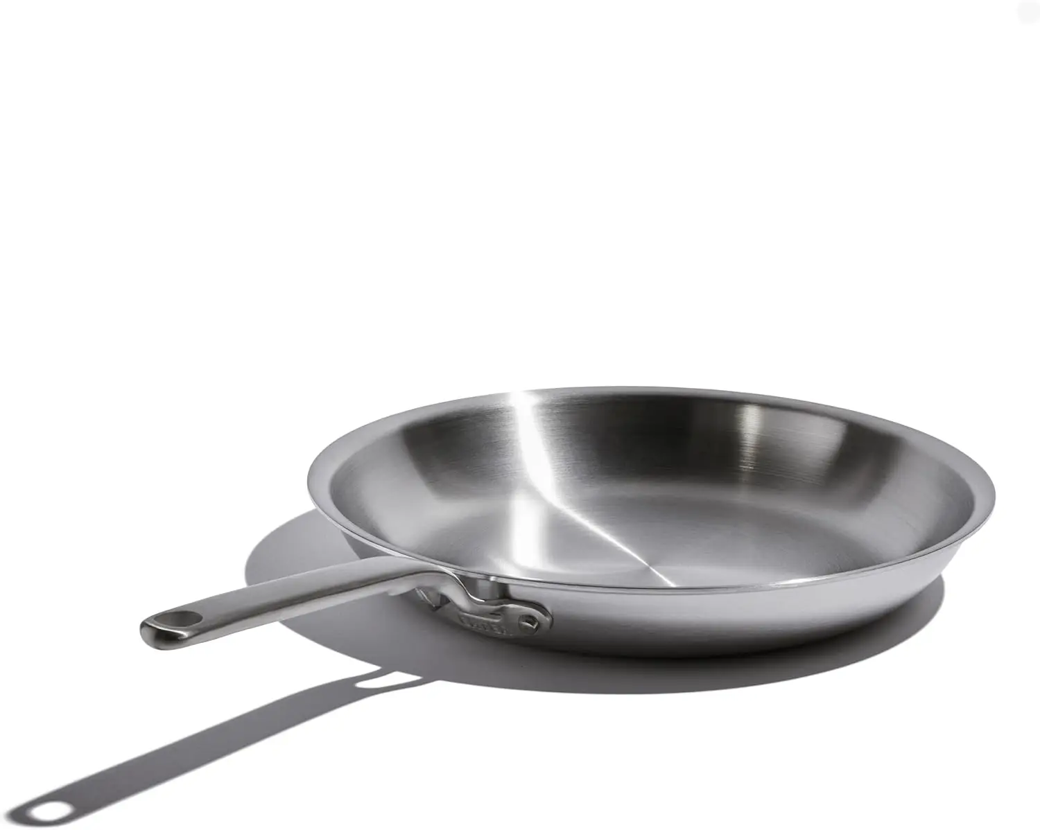 

Eater Series 12 Inch Frying Pan | Made in USA | 5-Ply Fully Clad Stainless Steel | Stay Cool Handle Design | Induction Ready & N