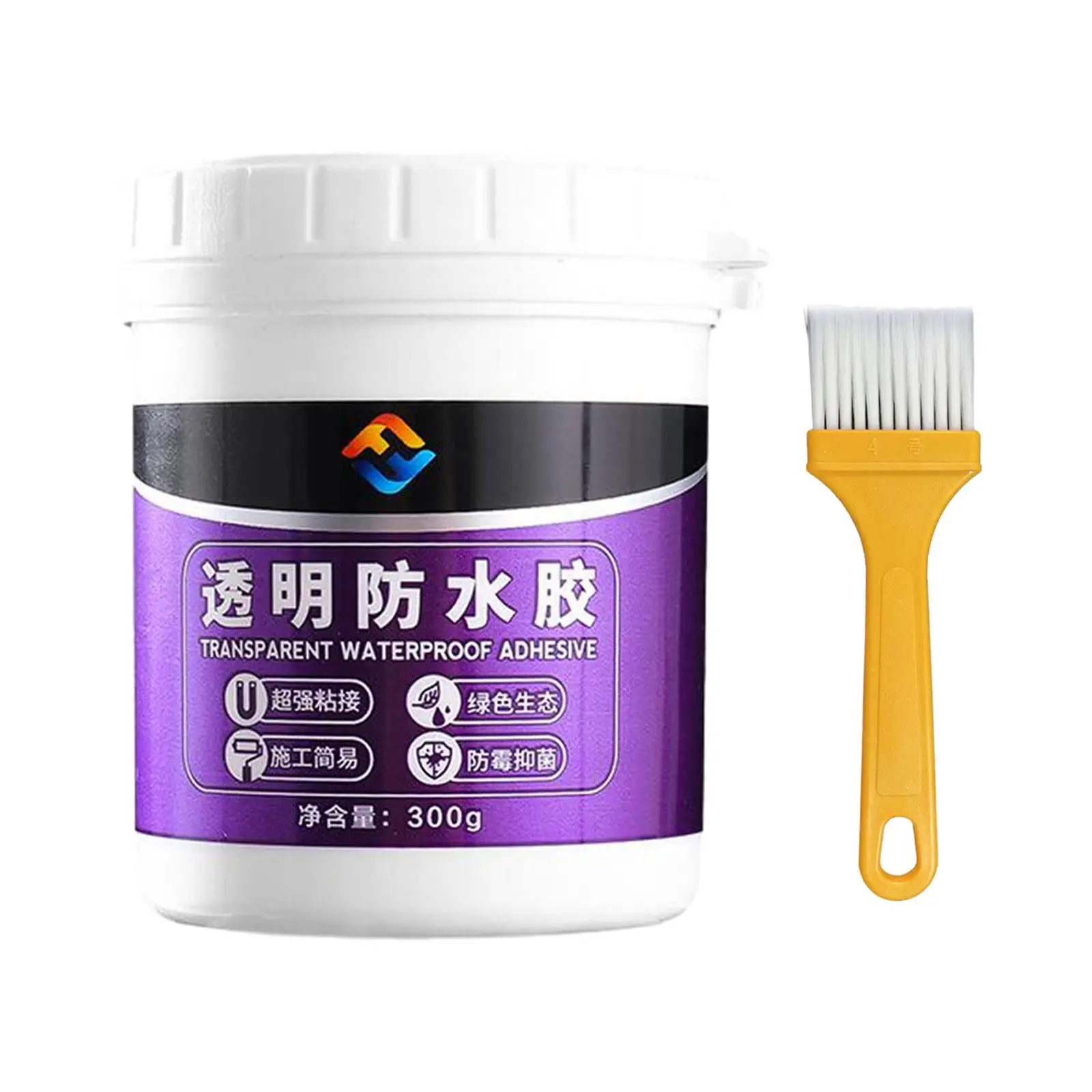 Waterproof Adhesive Waterproof Agent Transparent Repairing Leak Waterproof Adhesive for Home Bathroom Floor Tile Roofs Toilet