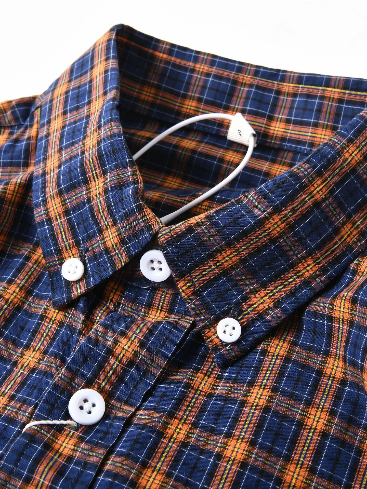 Washed Pure Cotton Plaid Long Sleeve Casual Shirt Men's Autumn Fashion Base Layer Shirt Loose Fit Printed Urban Style Four Se...