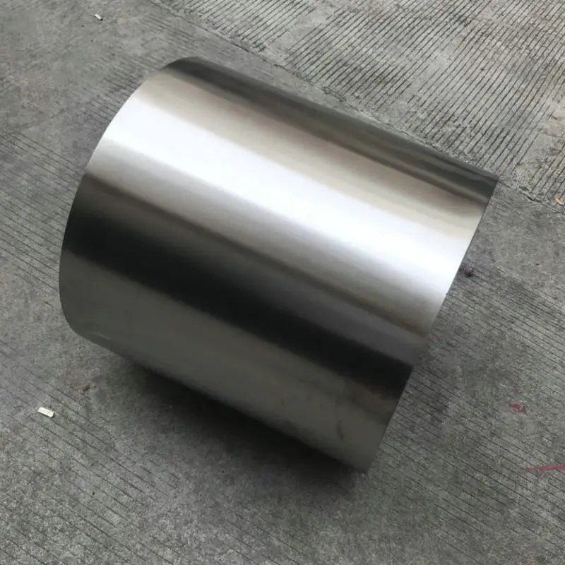 Outdoor balcony round stainless steel flower pot, road landscape art stainless steel flower box, flower pot
