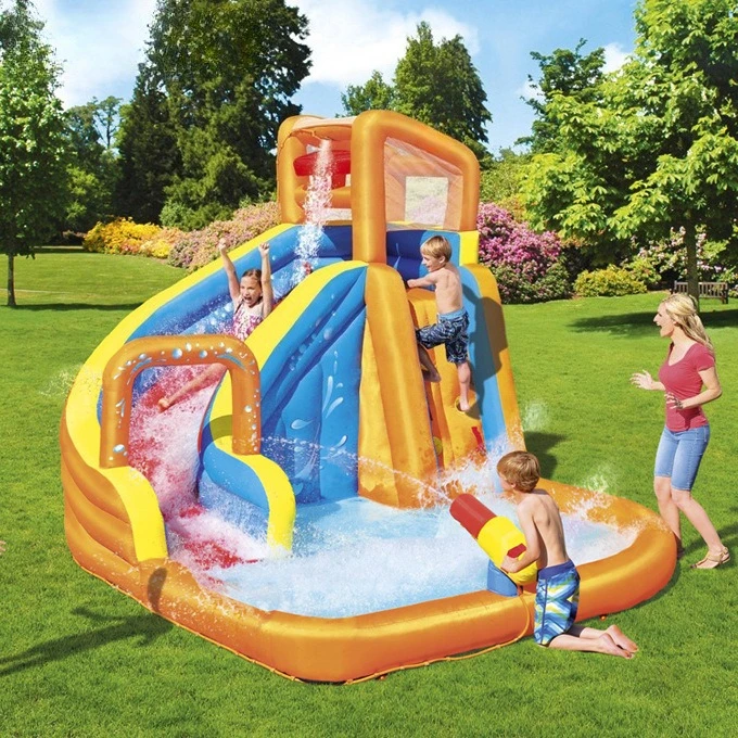 

Inflatable Castle Large Children's Inflatable Trampoline Slide Naughty Castle Amusement Park