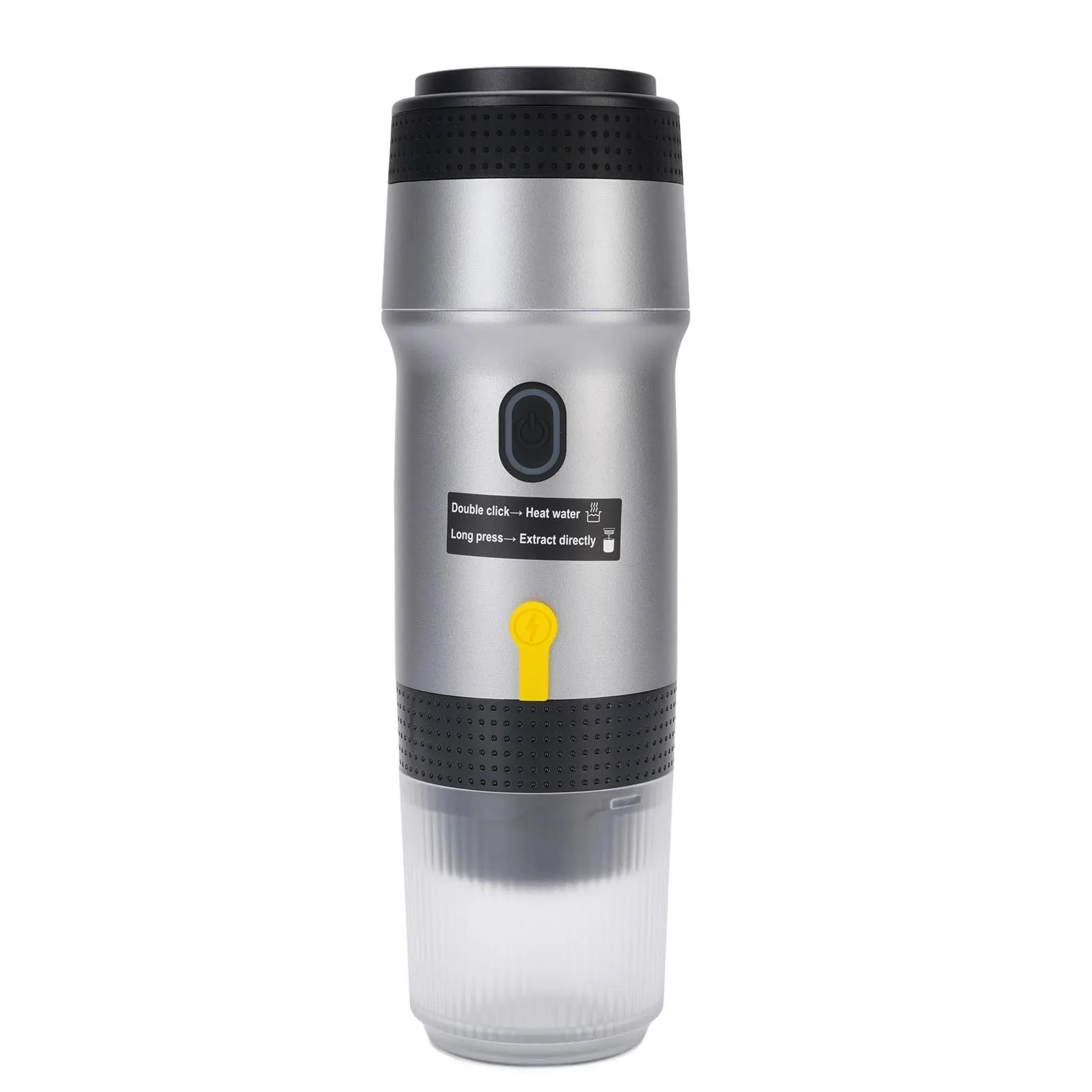 ماكينة صنع القهوة المحمولة 304 من الفولاذ المقاوم للصدأ ماكينة صنع القهوة الصغيرة الأوتوماتيكية للتخييم والسفر في السيارة في الهواء الطلق