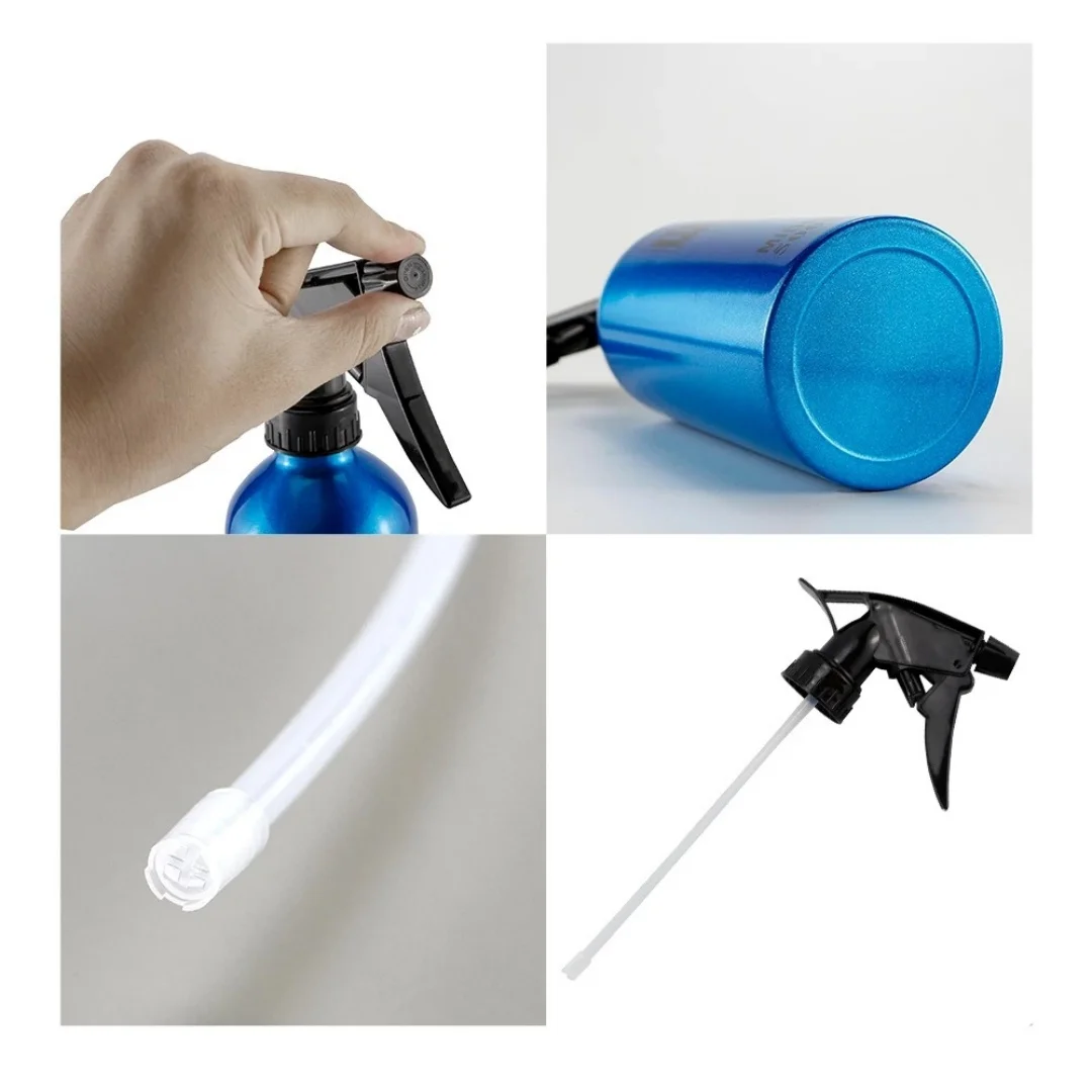 500ml Hairdressing Fine Mist Spray Empty Bottle High Pressure Retro Refillable Bottle Salon Hairdressing Makeup Tool