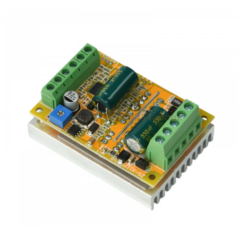 Upgrade BLDC 5-50V 380W Three-phase DC Brushless Hallless Motor Controller  ESC Driver Board PLC ZS-X11F V3