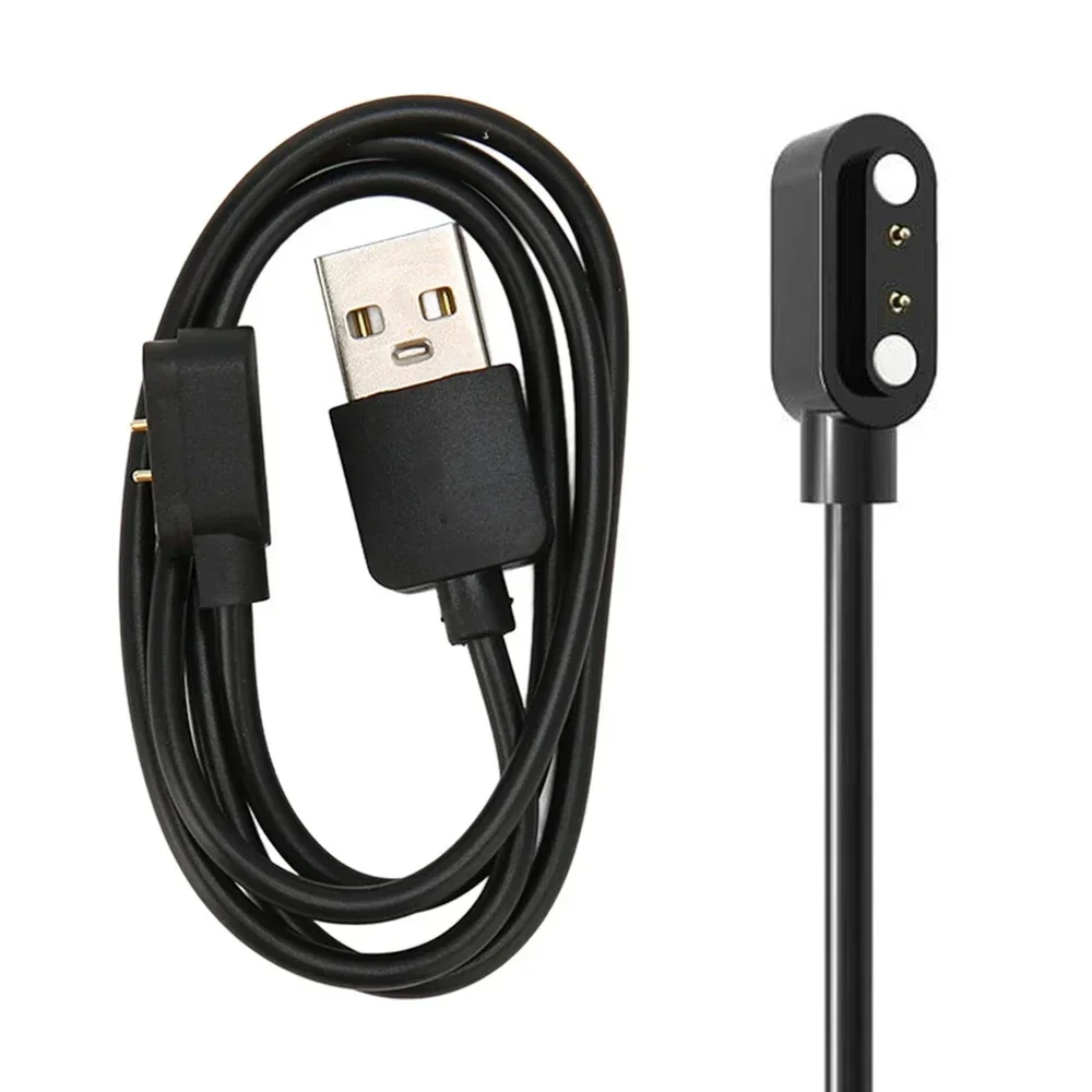 J19 2 Pin USB Cable Charger For Ticwatch GTX/CXB01, P66D, Haylou Solar LS05, RT LS05S, RT2 LS10, YAMAY SW022, Lmilab KW66, Keep