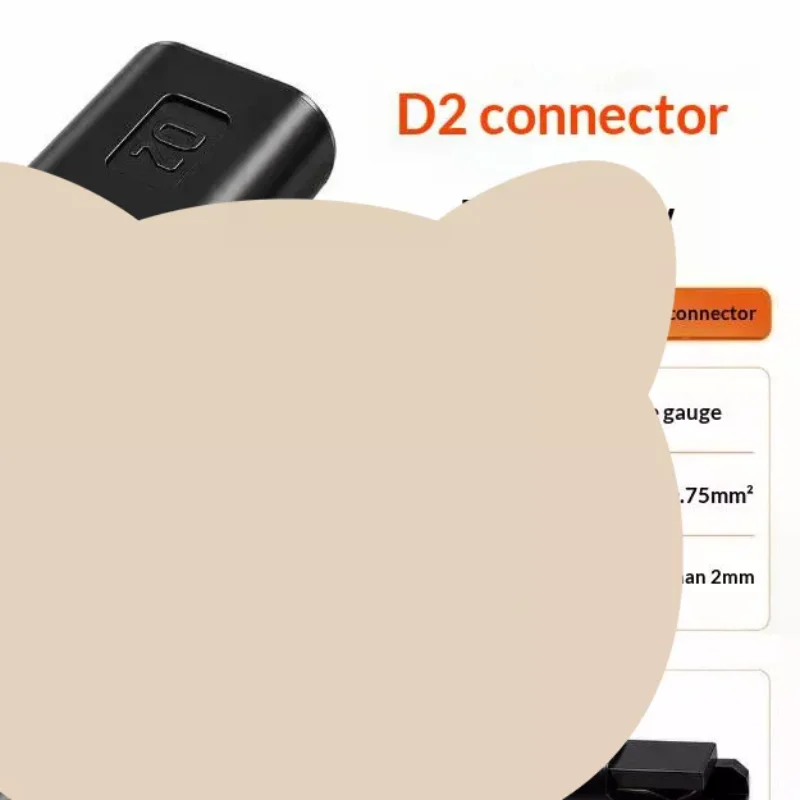 20Pcs D2 Pluggable Wire Connector Quick Connect Terminal Block Copper Contact Solderless Low Voltage LED Strip Cable Wire