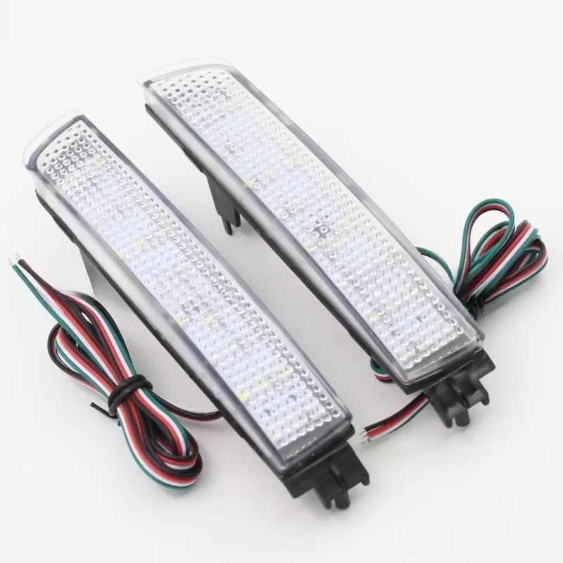 

Popu для 2 шт. Nissan Juke Z51 Murano Infiniti FX35 FX37 светодиодный отражатель заднего бампера стоп-сигнал стоп-сигнал задний фонарь