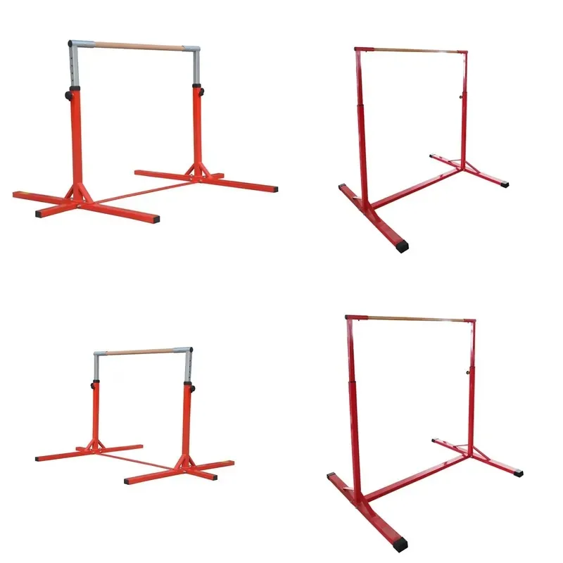 Indoor Height Adjustable Gymnastics Bar Children Equipment Family Training Horizontal