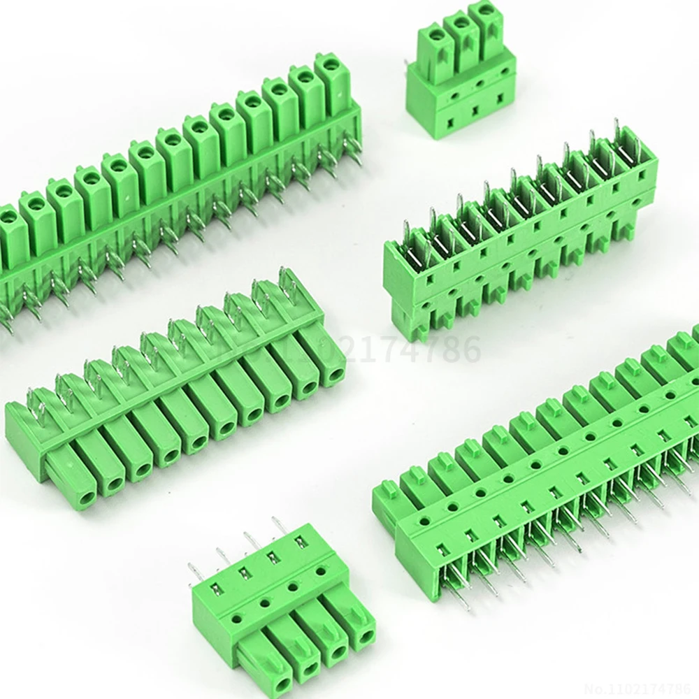 (1 PCS) KF 2EDGA 2EDGB - 3.81mm board-to-board terminal blocks vertical through-hole type straight/angled pins 15EDGB/A 3.81