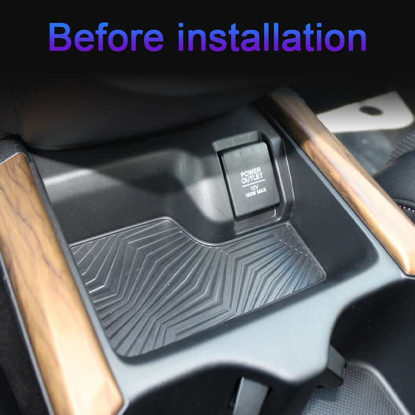 جديد! شاحن لاسلكي 15 وات، خاص على متن QI لوحة شحن سريع للهاتف ملحقات السيارة لهوندا CR-V CRV 2016 2017 2018 2019 #1