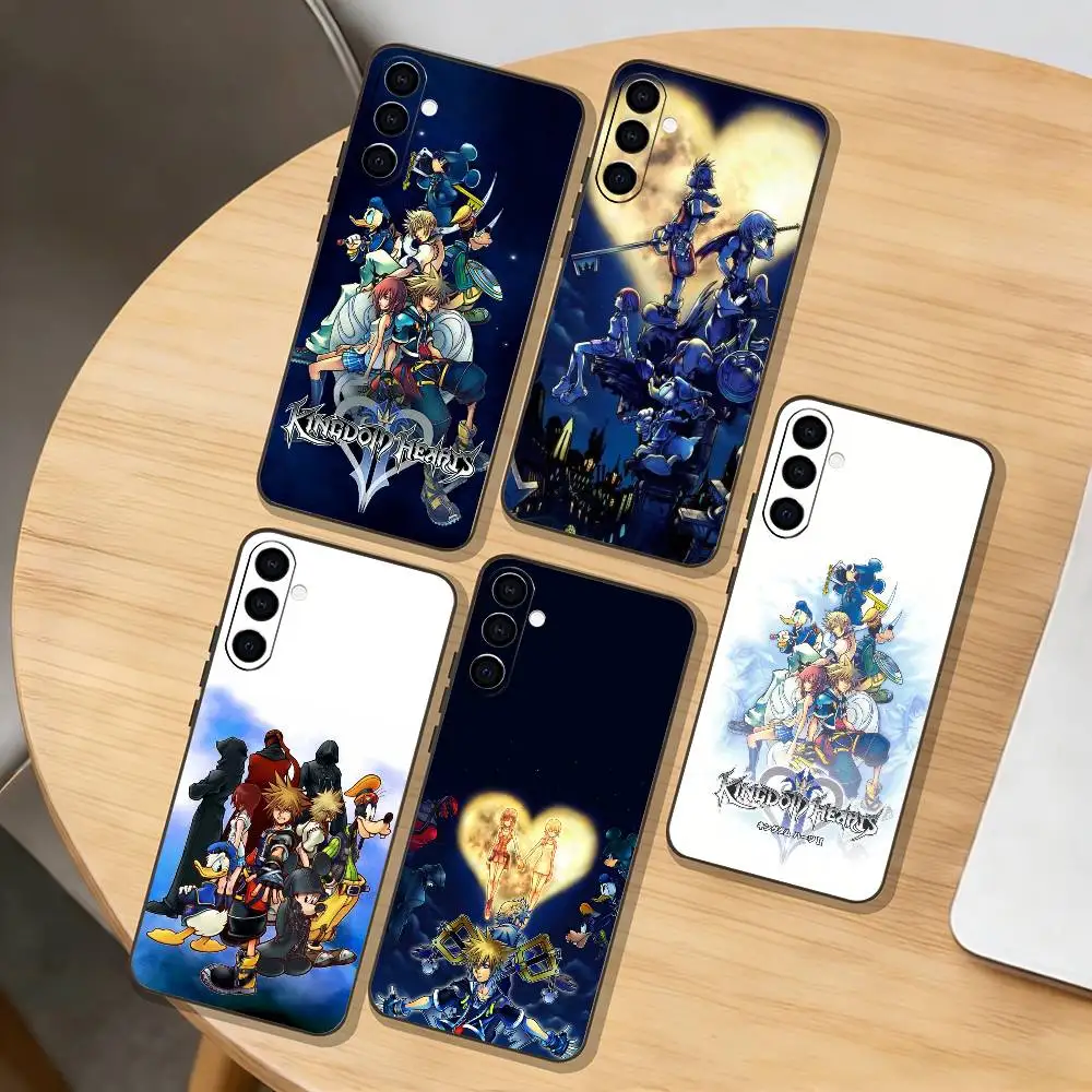 

Kingdoms H-Hearts g-Game Phone Case For Samsung Galaxy A73,A72,A71,A70,A53,A52,A51,Others Soft Black Cover
