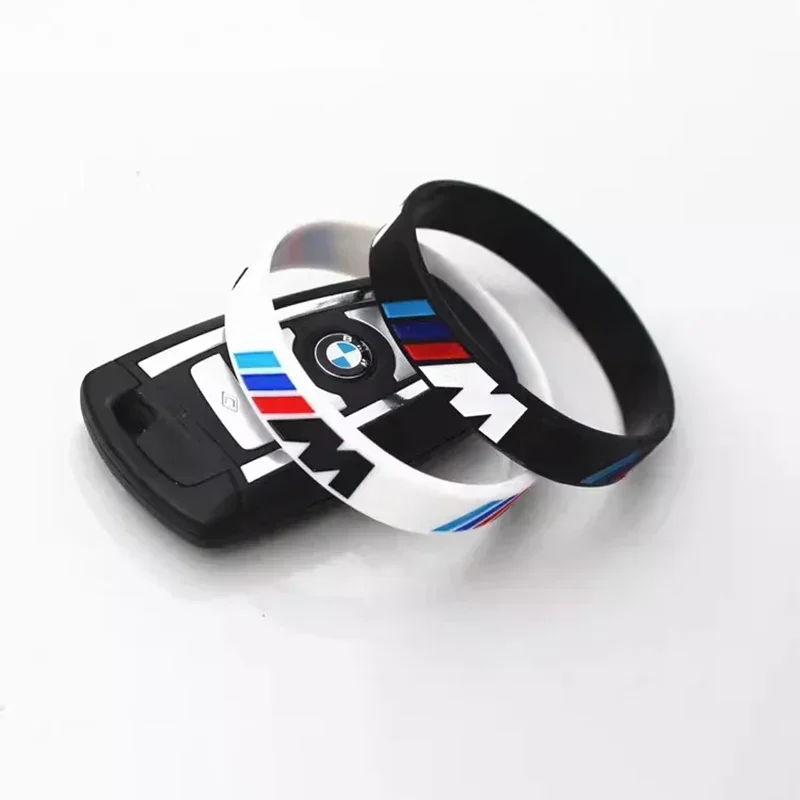 M Power Silicone Rubber Wristband Flexible Bracelet Sports Bangle For BMW X1 X2 X3 X5 X4 X6 X7 G30 G20 G32 G11 G12 F40 F30 F20