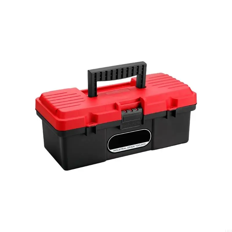 L43A Portable Tool Organizers Case with Plastic Body and Front Latches for Tool Carrying, Home Projects and Daily Upkeep