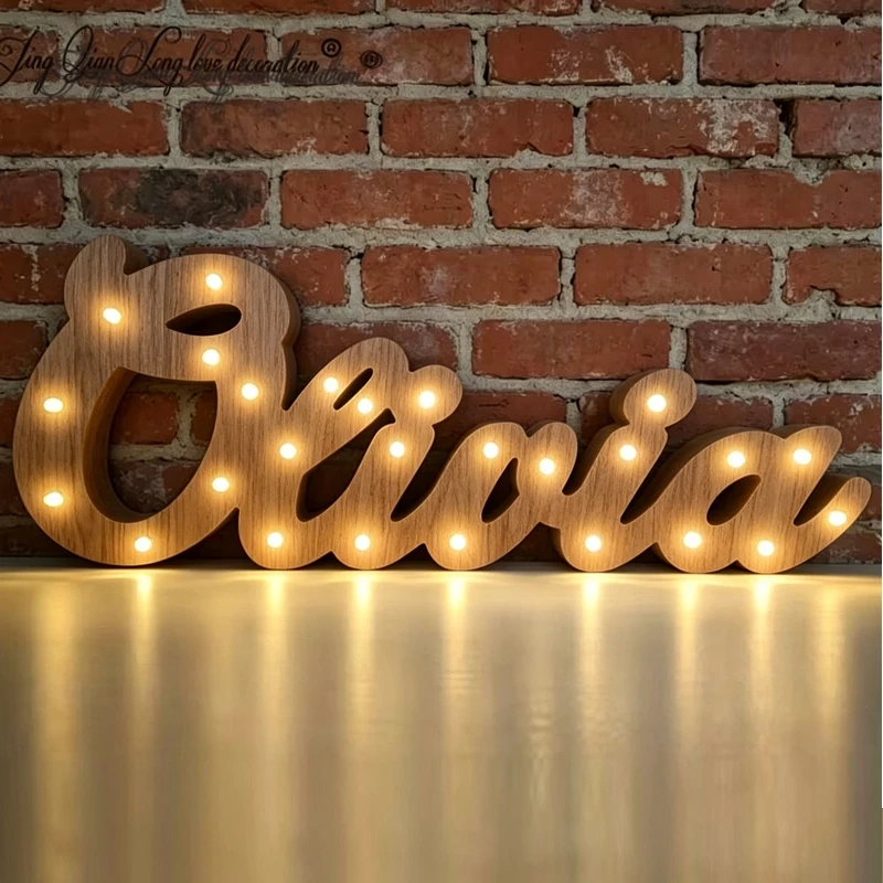 Personalized Baby Name Sign Custom Nursery Wall Art Baby Shower Gift Customizable Kids Wall Decor