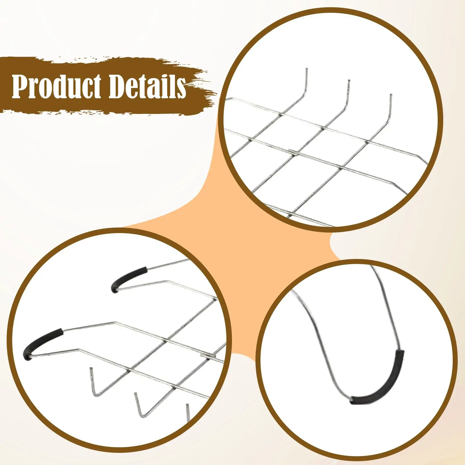 Metal Wire Saddle for Headstone Flowers Grave Holder Tombstone Memorial Flower Arrangement Stand for Cemetery Decor