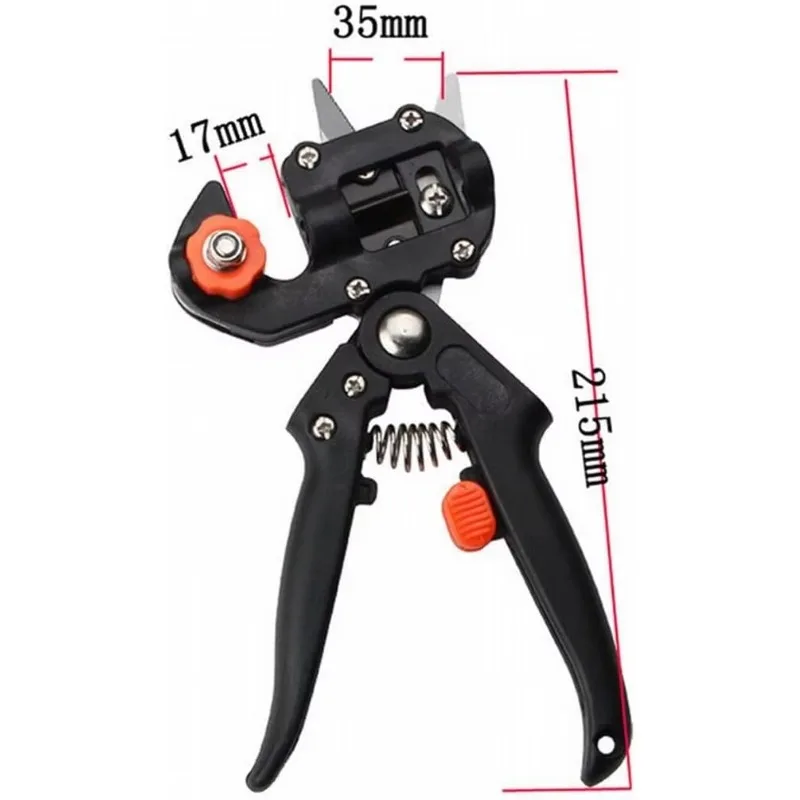 Industrial Grade Garden Grafting Shears Set Kit with High Carbon Steel and Plastic Handle for Fruit Tree Pruning and Cutting
