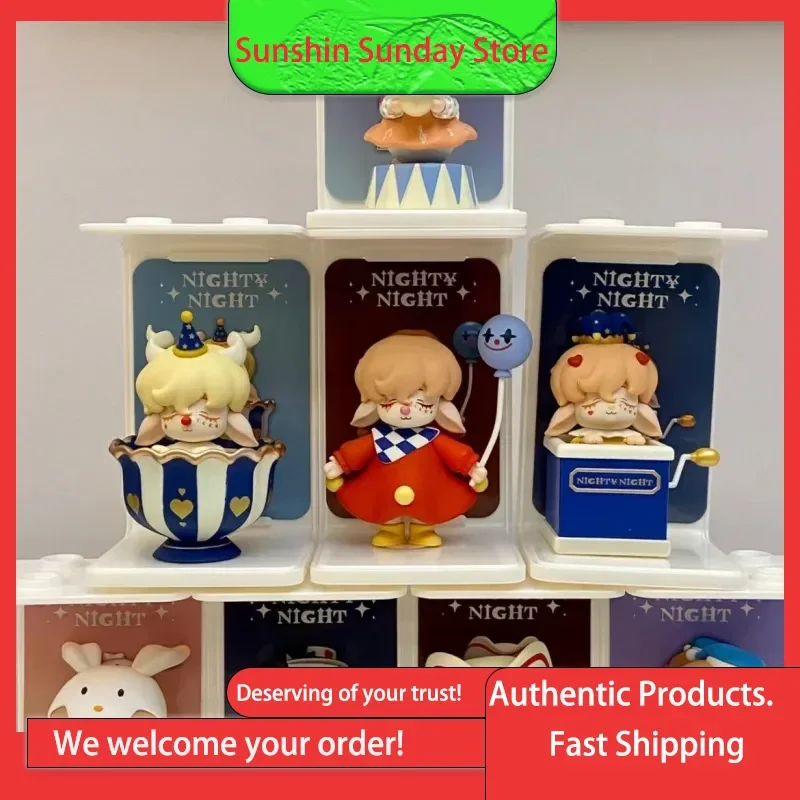 

Genuine Sleep God Fantasy Circus Night Series Blind Box Figure Toy Gift For Trendy Play Collectibles Trendy Toys Ornaments Glue