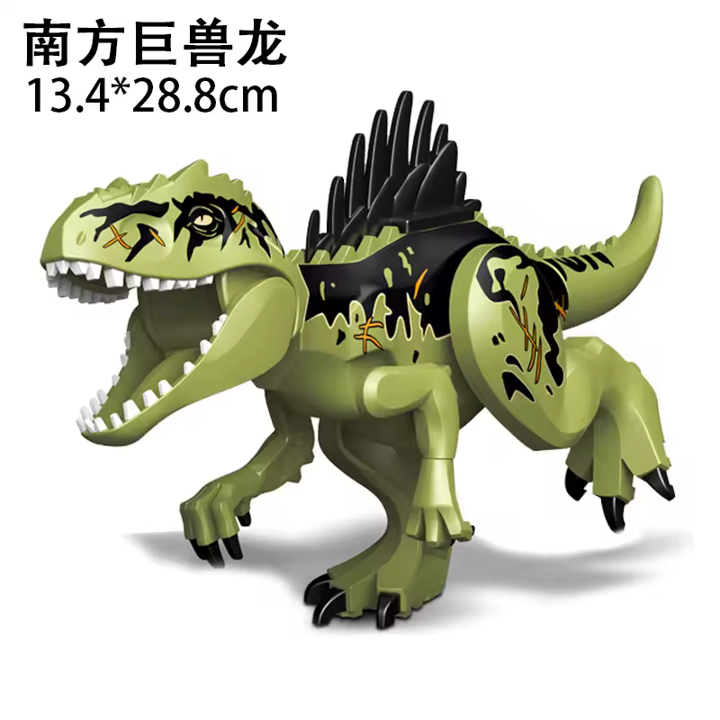 Jurassic World 3 Brutal Raptor Building Blocks Dinosaur Bricks Tyrannosaurus Indominus I-Rex Assemble Toy For Children - Image 70