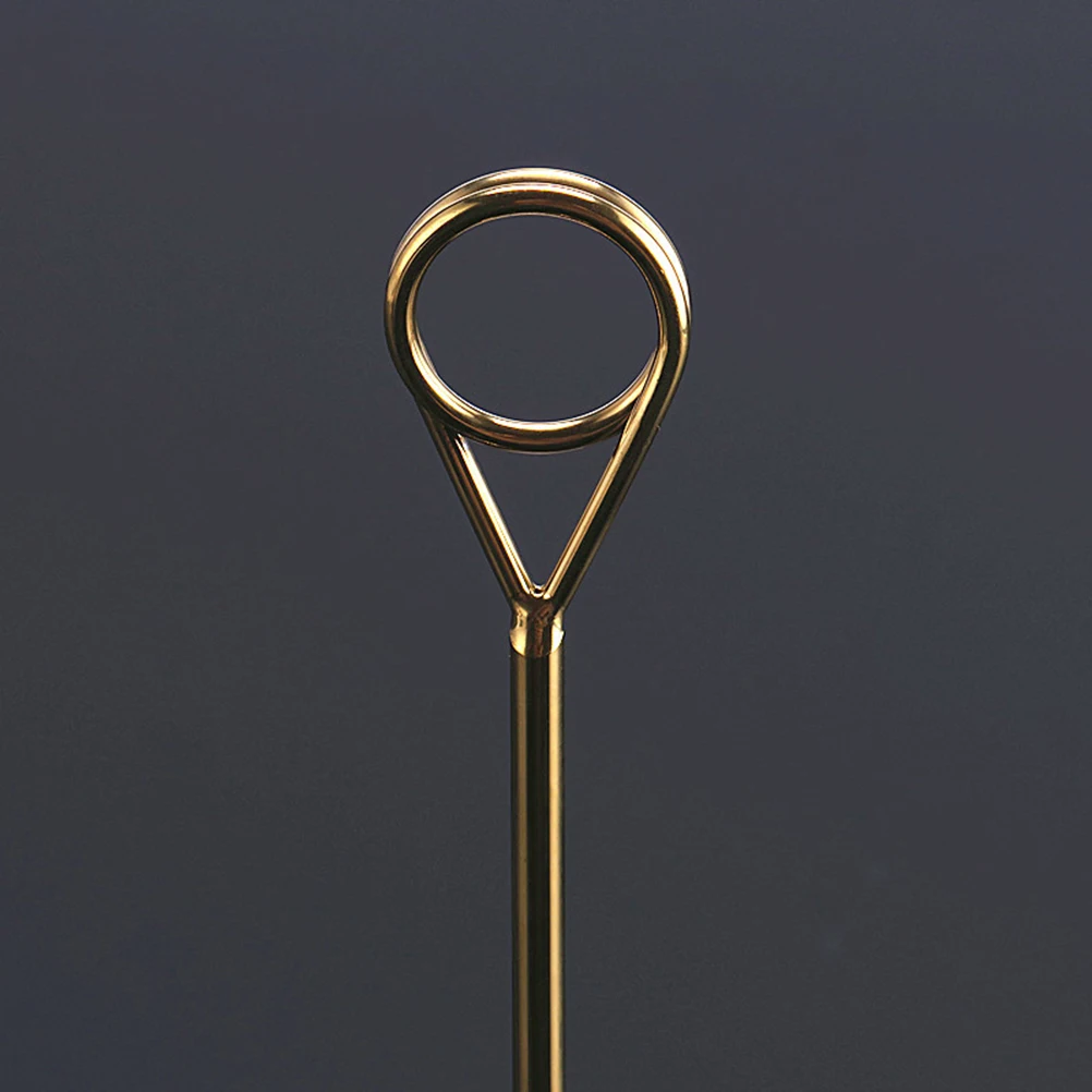 

Table Number Holders 6 Inches Golden Memo Folder Photo Clip Note Clamp For Wedding Party Table Decoration Stand Menu Card