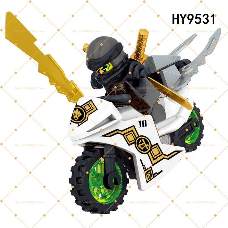 Ninja Knight Samurai Blocks Brick Mini character building blocks Hot toy children's party gift