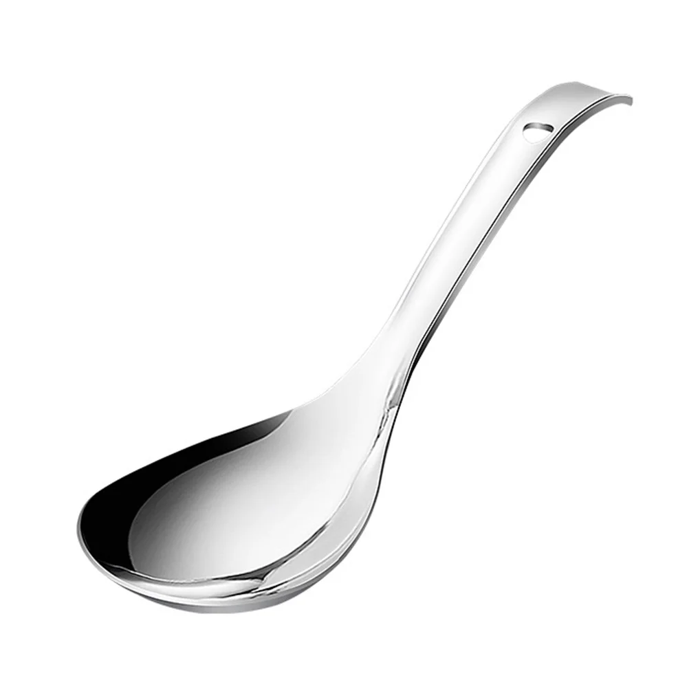 

Stainless Steel Rice Spoon Large Capacity Rice Paddle Deepen Thicken Soup Spoon Dinnerware Kitchen Cooking Tools Tableware