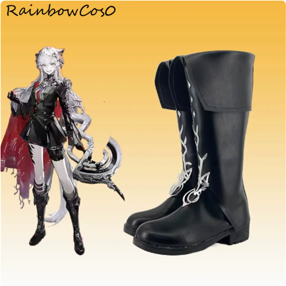 Lappland Arknights Cosplay Shoes Boots Game Anime Party Halloween RainbowCos0 W4378