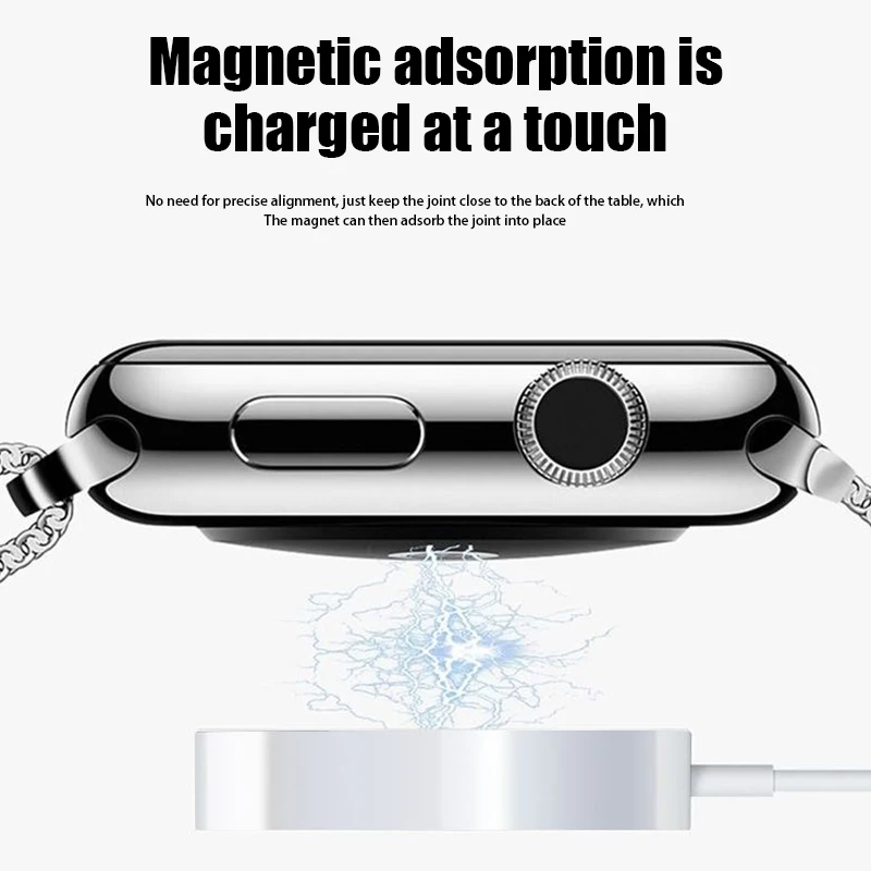 Quick Charger For Apple Watch USB C Wireless Charger For IWatch Series 9 8 7 SE 6 5 4 3 2 1 Magnetic Fast Charging Accessories