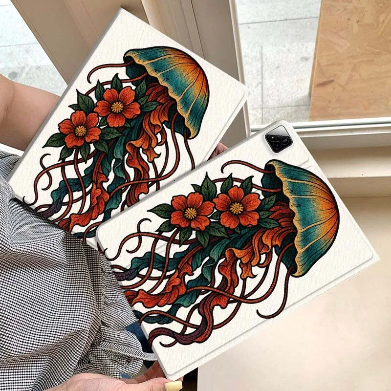 

Cartoon Snake Butterfly Art Gift Tablet Case For Xiaomi Redmi Mini Pad SE K 2 4 5 6 7 8 2023 2025 11 8.8 11.2 10.1 Pro