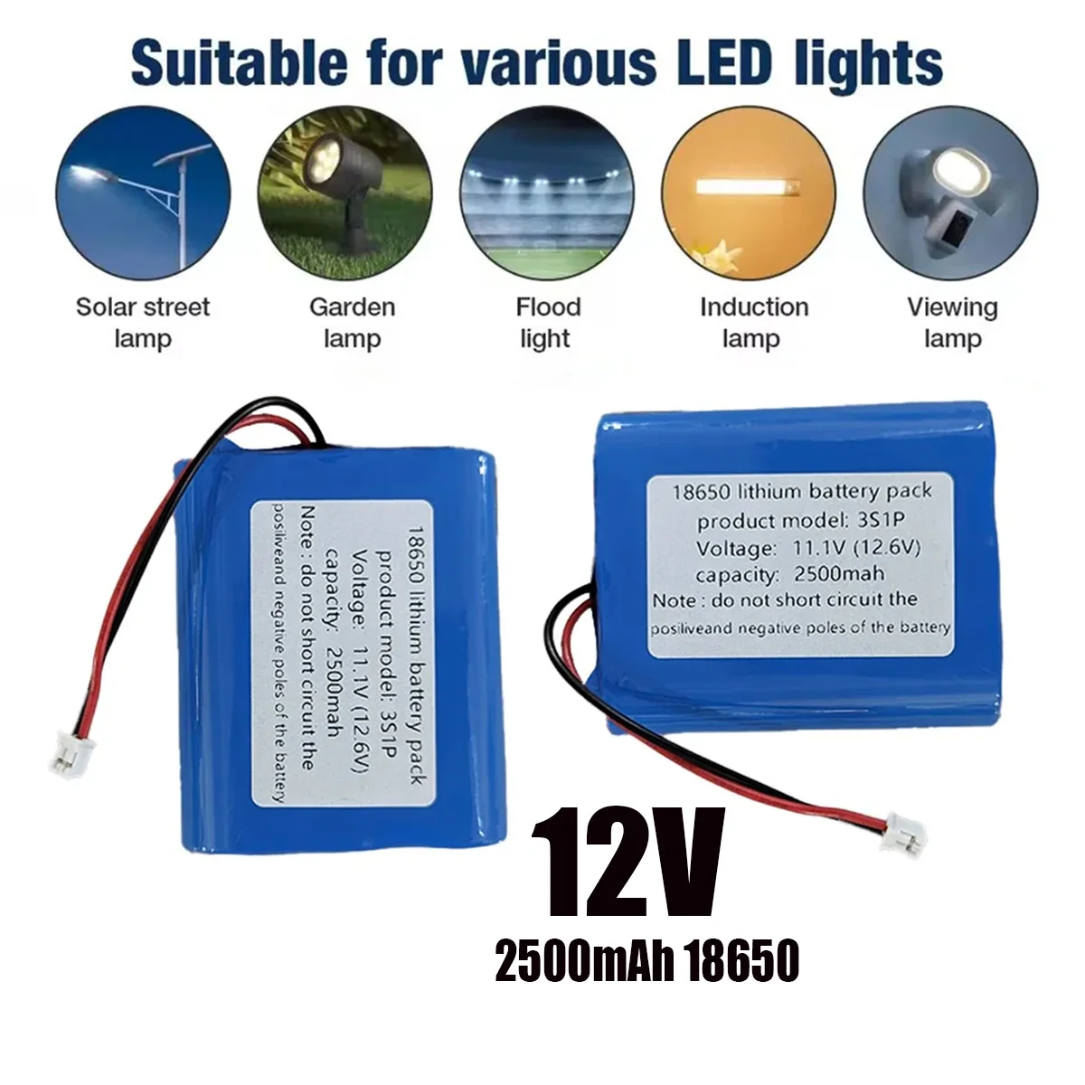 

1865012V 2800Mah new portable battery lithium-ion rechargeable battery capacity DC 12.6V 2.8Ah CCTV camera monitor+charger