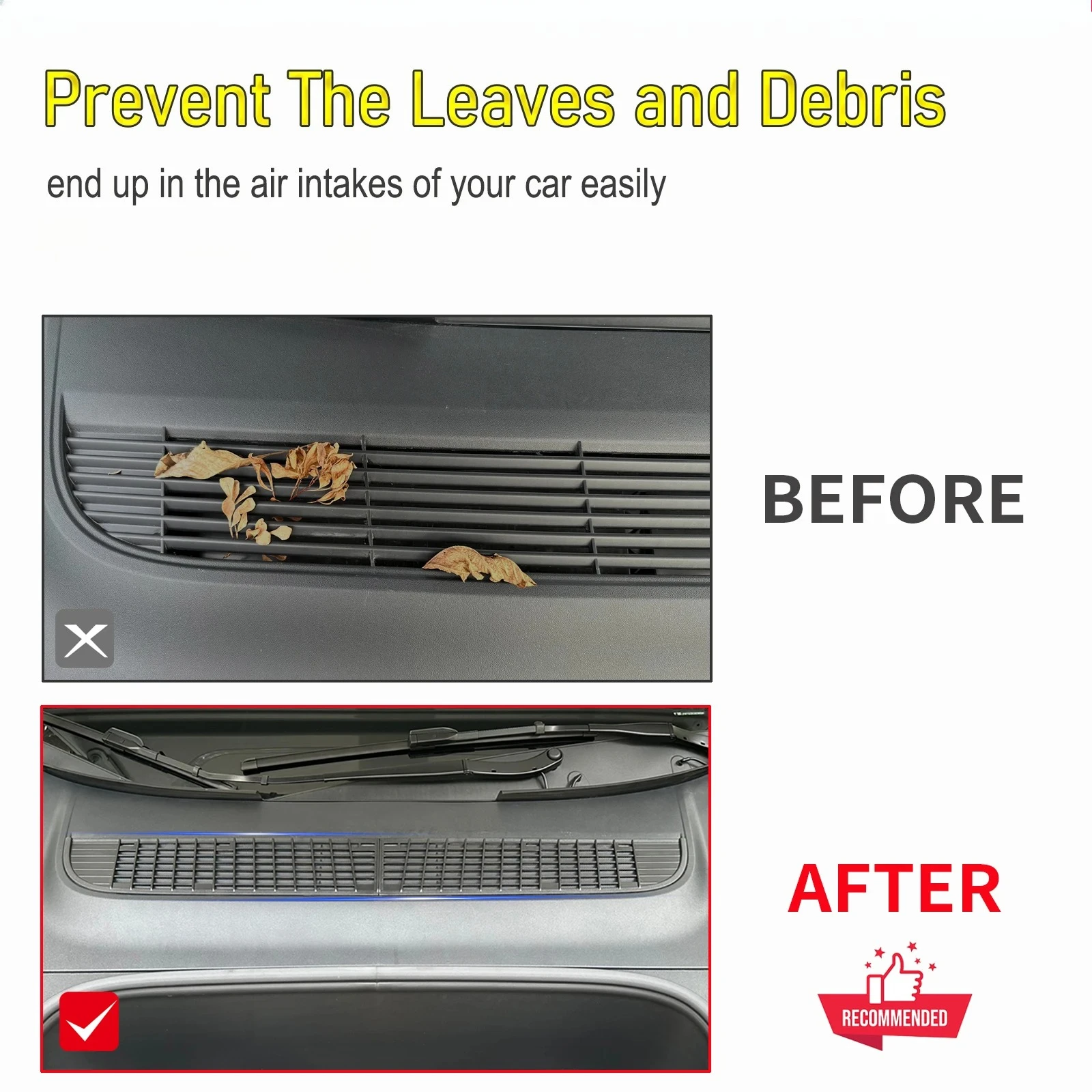 For Tesla Model Y Juniper 2025 26 Insect-proof Net Front Trunk Dust Proof Inner Vent Grille Air Inlet Car Protective Accessories