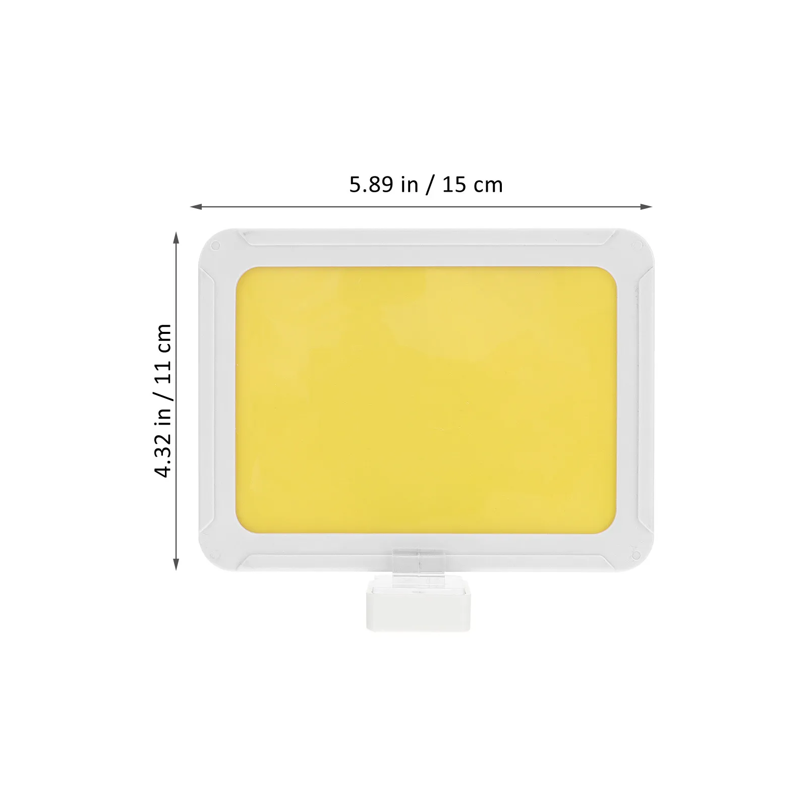 2Pcs Magnetic Warehouse Sign Board Strong Stable Structure Smooth Surface Reusable Shelf Label Indicator Classification Guide