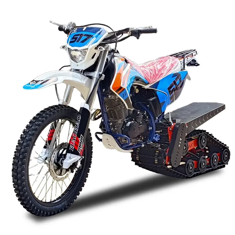 2023 Newest Model 250cc Snowmobile for Adults Winter Off-road Motorcycle Dirt Bike for Snow logo Customization Color Optional