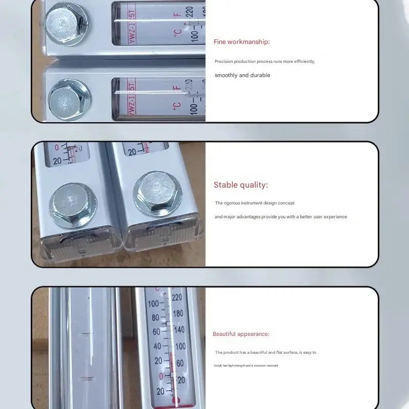 Oil Level Gauge YWZ-125T/127T/150T/200T/250T for Hydraulic Oil Tank/Water Tank Level Measurement