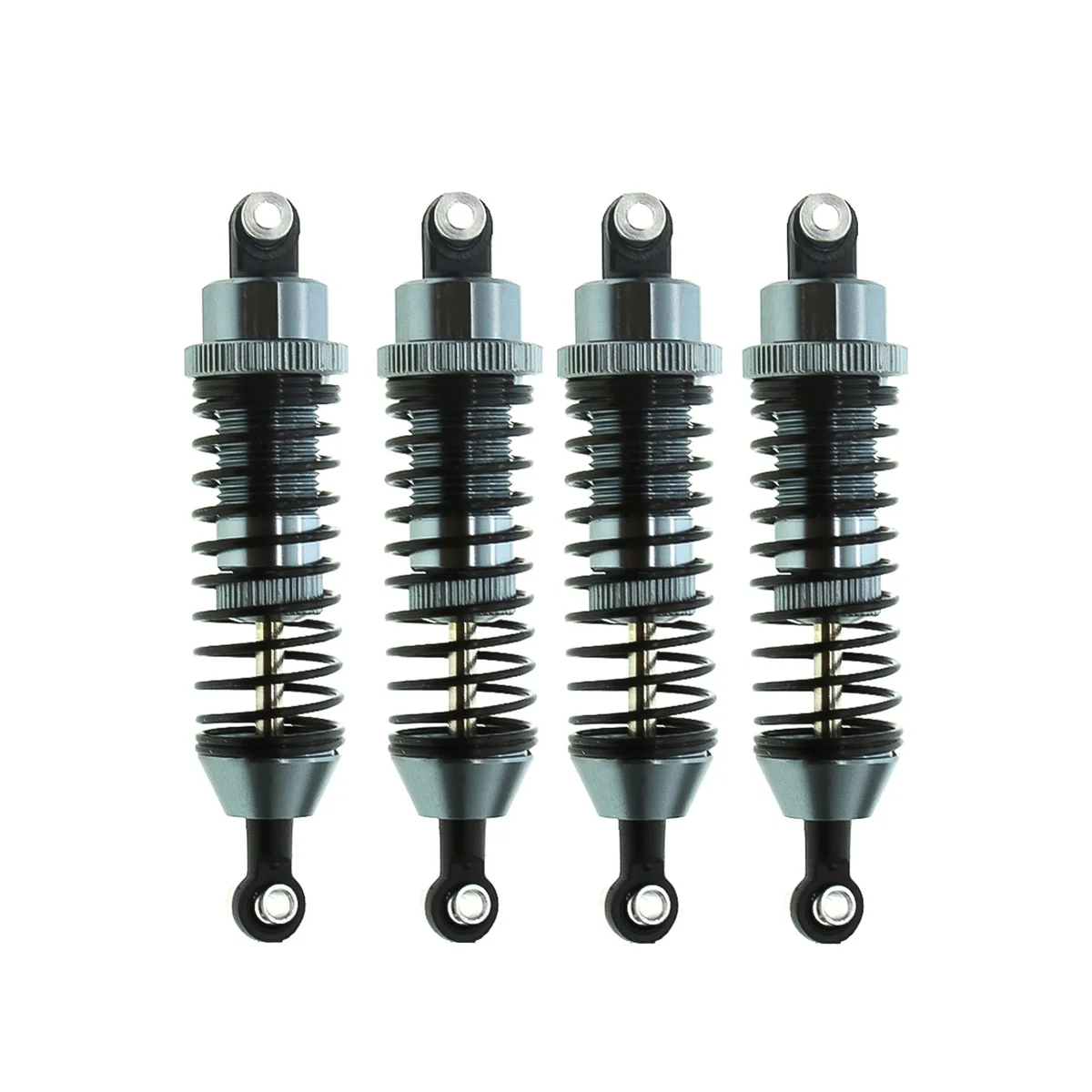 4Pcs 85mm Metal Shock Absorbers Damper for Redcat Gen8 Gen 8 Scout II 1/10 RC Crawler Car Upgrade Parts,Titanium