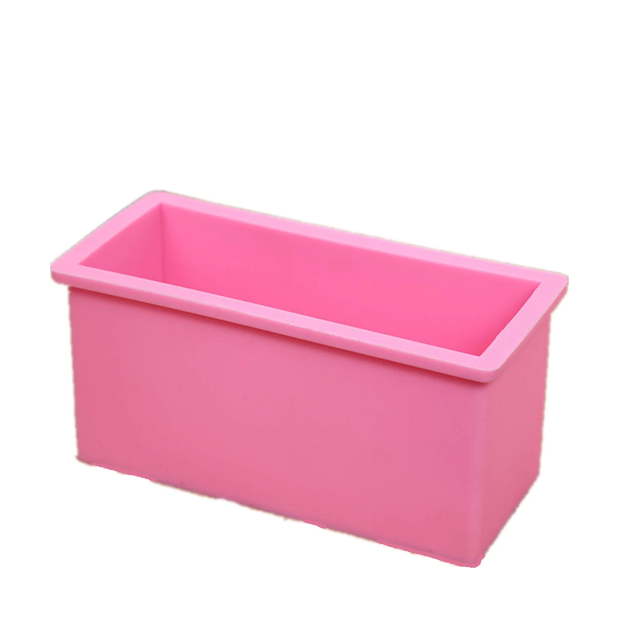 

New 600ml Fondant Sugarcraft Food Grade Silicone Rectangle Soap Mold Home Diy Cake Decoration Mold Hand-made Soap Moulds D611