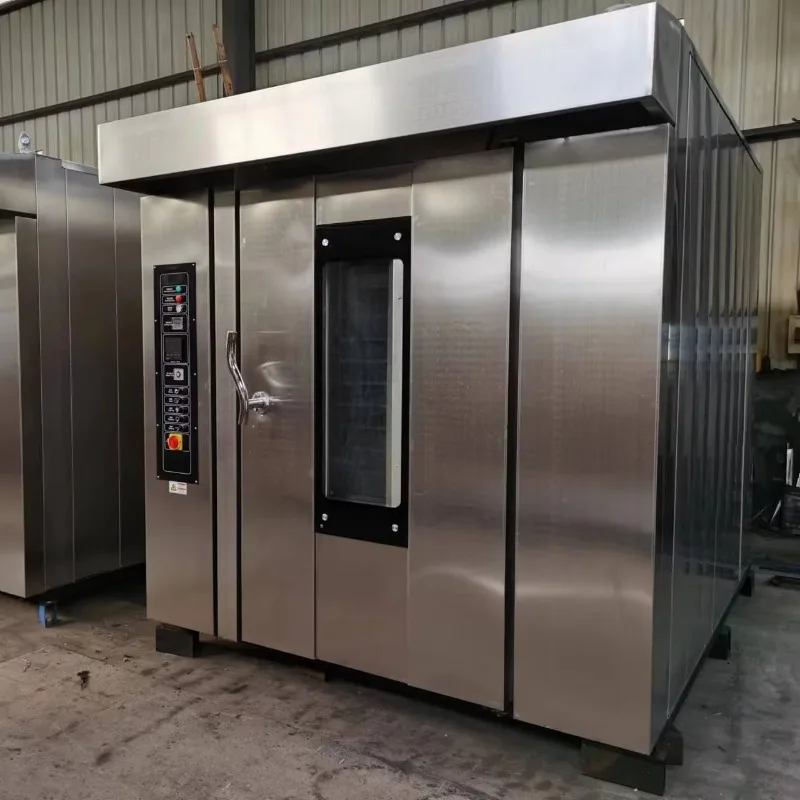64 Trays Large Size Industrial Baking Equipment Bakery Bread Making Machine 64 Trays Rotary Oven