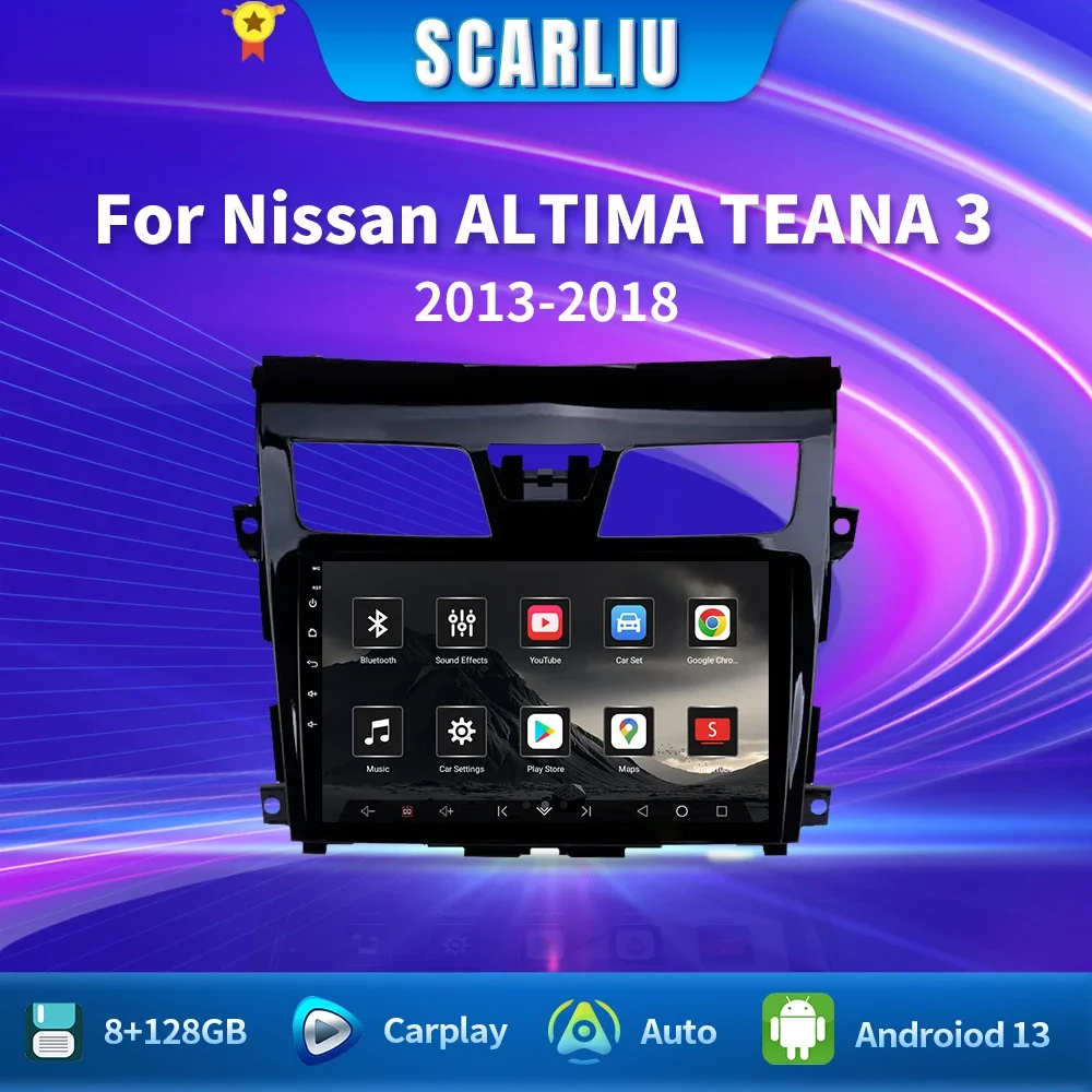 

2 DIN Android Car Radio GPS for Nissan Teana 3 2013 2014 2015 Car Stereo for Nissan Altima 2016 2017 2018 Auto Radio Player