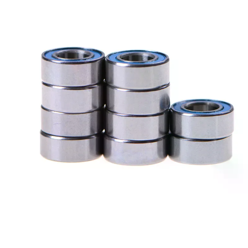 10pcs MR105-2RS Rubber Sealed Bearing 5x10x4mm, Miniature Blue Ball Bearings