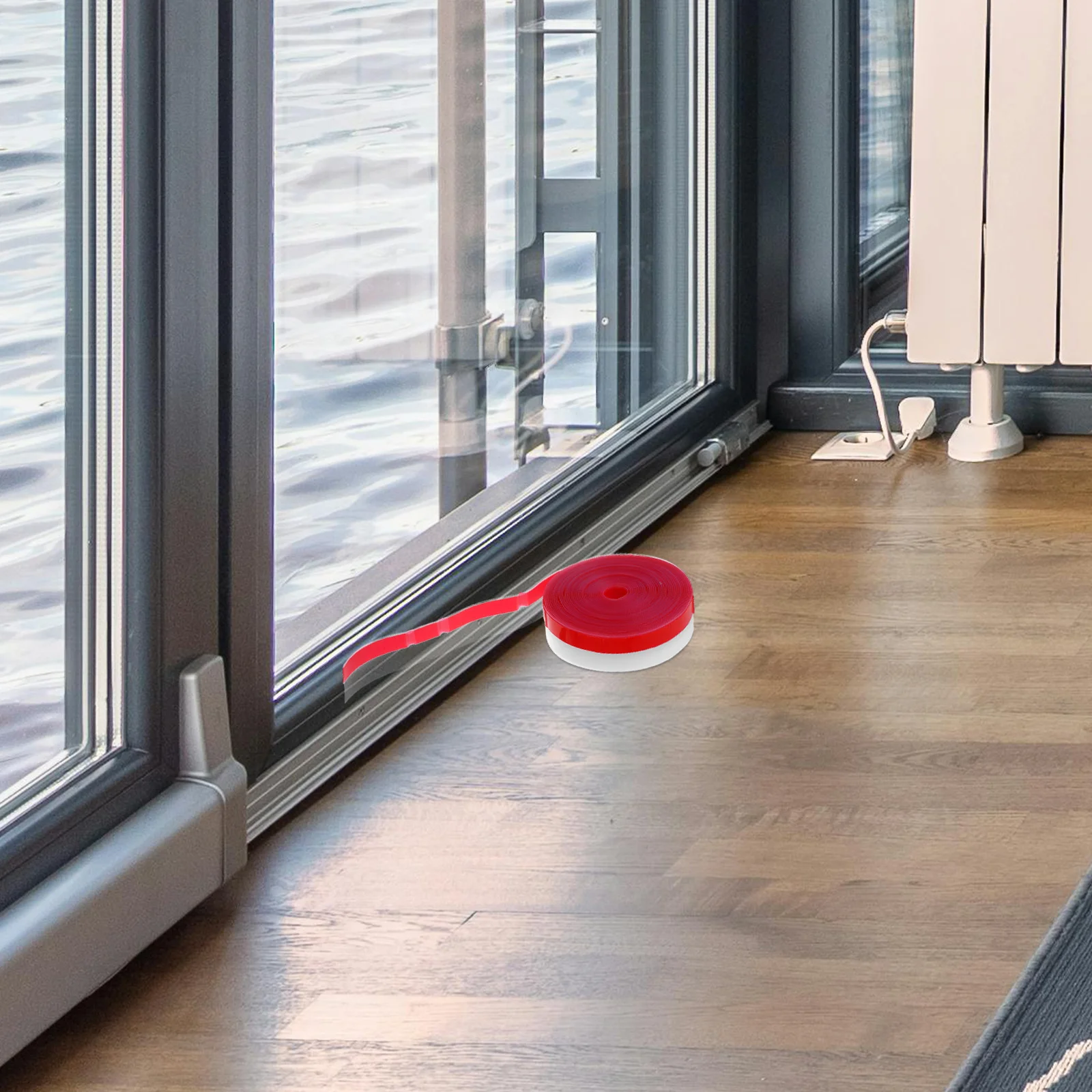 

Door Seal Strip Bottom Sliding Glass Window Weatherproof Soundproof Dustproof Tpe Material Easy Installation Aesthetic Design