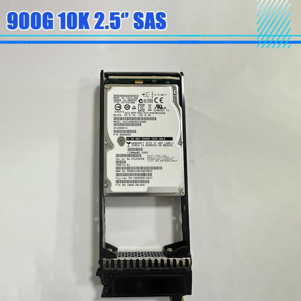 

For Fujitsu HDD CA07670-E614 900G 10K 2.5‘’ SAS DX100 S3 Hard Disk