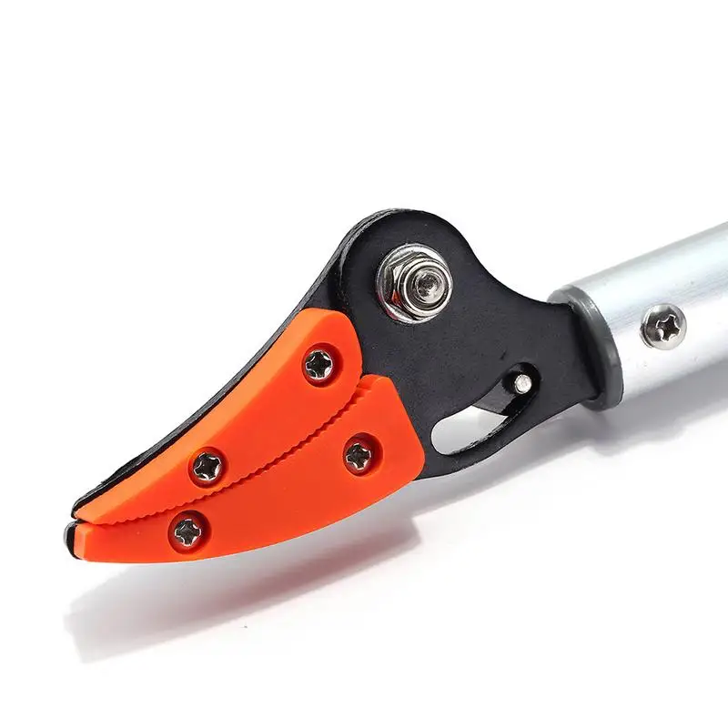 Tree Trimmer Pole Short Reach Tree Branch Cutter Cut and Hold Pruning Shears for Garden Fruit Picking Branches Trimming