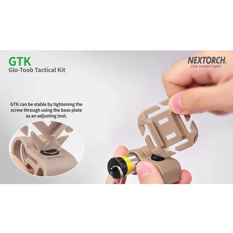 GlO-TOOB Tactical Kit Compatible with 1 inch Webbing Molle Multiple Mounting Solution for GT-AAA PRO, GT-AAA, GT-FX