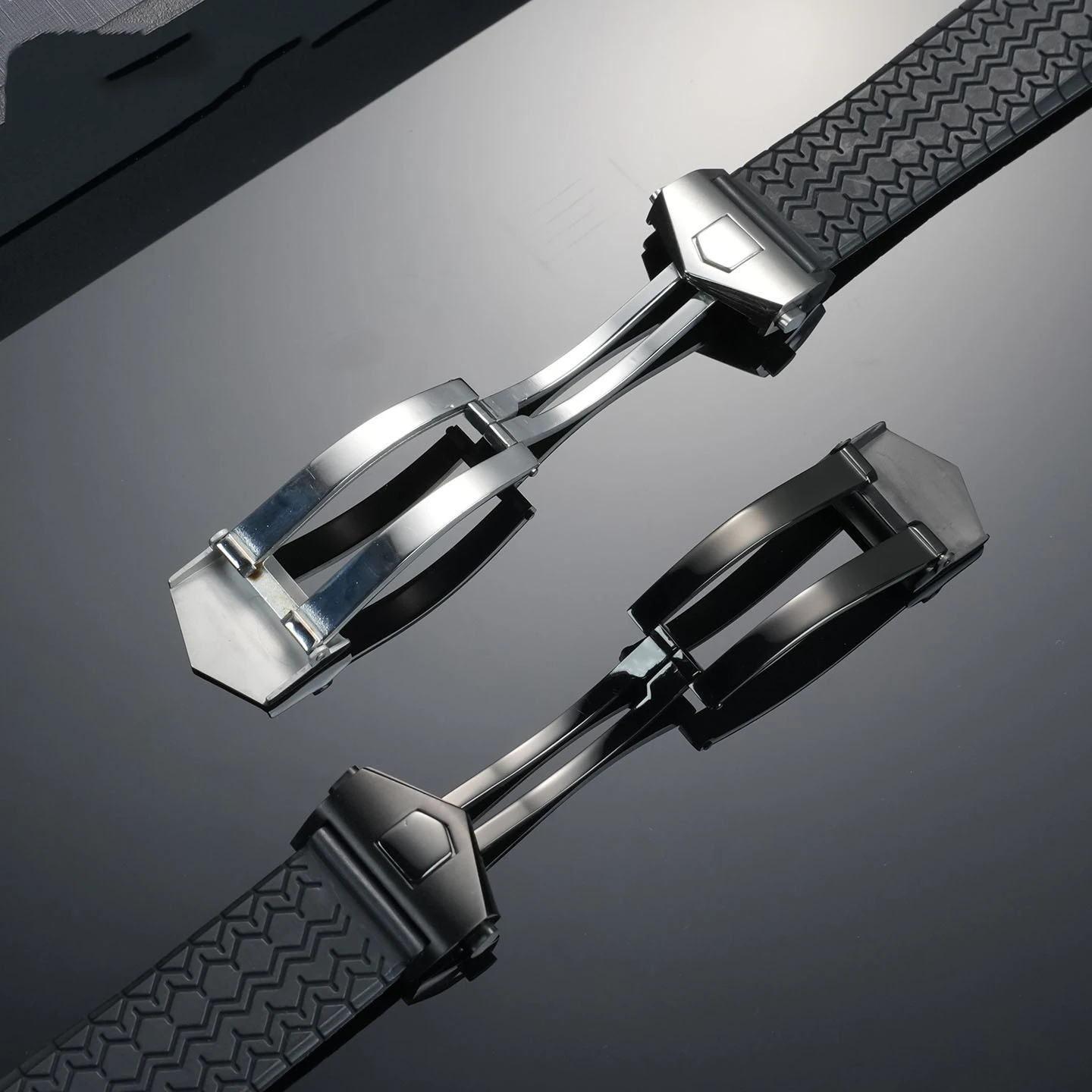 سيليكون المطاط الأسود حزام الساعات 22 مللي متر حزام ساعة اليد ل علامة حزام الناقل F1 ل Heuer الفرقة فراشة مشبك محرك الموقت أشرطة ساعات اليد #5