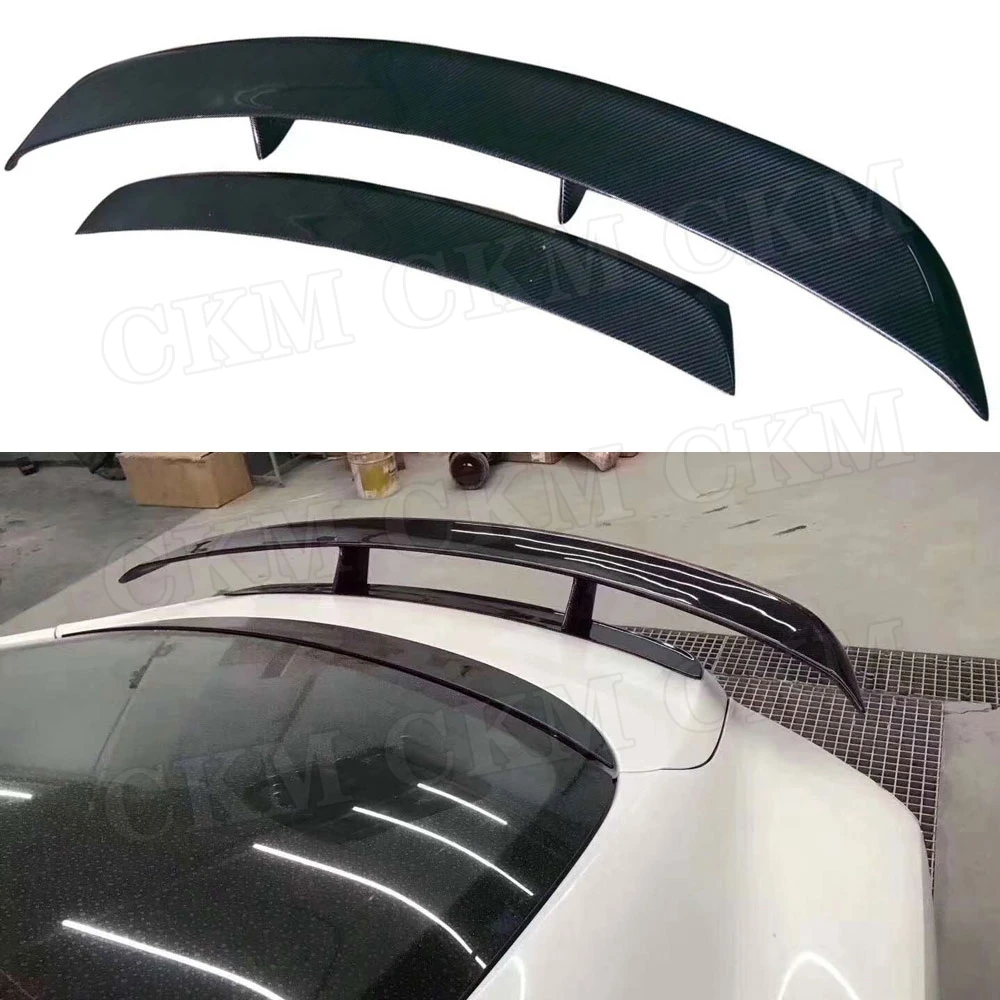 

Carbon Fiber Rear Spoiler Trunk Boot Lip Wing Fit For Bentley Con tinental GT Coupe 2 Door Only 2012-2018 FRP Trunk Spoiler