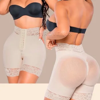 Fajas Colombiana guaine a clessidra Bbl Butt Lifter donna pantaloncini per il controllo della pancia Shapewear vita Trainer Body Shaper