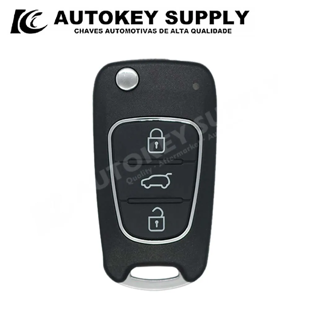 Autokeysupply AKVVDI133XK HYU.D Style(Flip-3BTN)