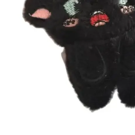 2/3개 귀여운 고양이 인형 장난감 키체인 펜던트 가방 장식품 백팩 참 키링 소녀 생일 크리스마스 선물