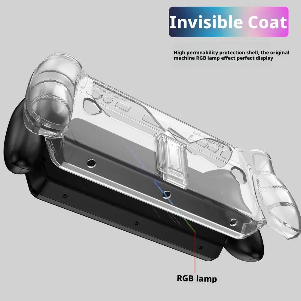 لوحدة التحكم المحمولة ROG Xbox ally X، غطاء حماية متين مضاد للسقوط مع دعم خلفي وغطاء حماية شفاف مضاد للانزلاق