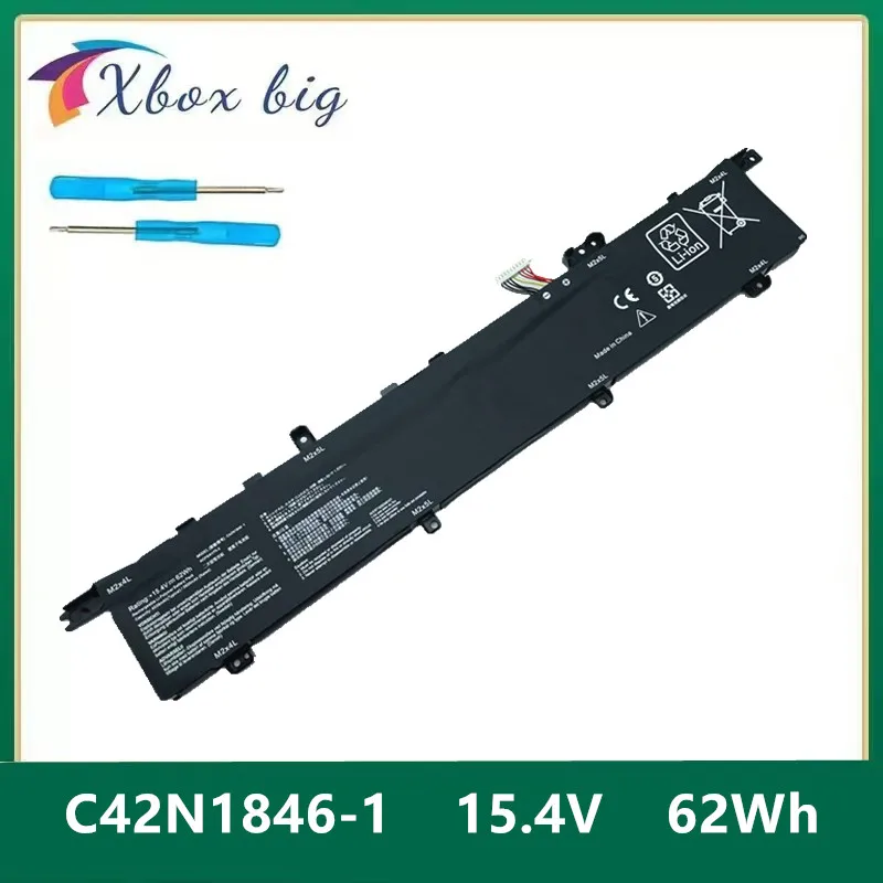 

C42N1846 -1 15.4V 62Wh Laptop Battery For Asus UX581 UX581GV For ZenBook Pro Duo UX581 UX581GV-H2002R 0B200-03490000